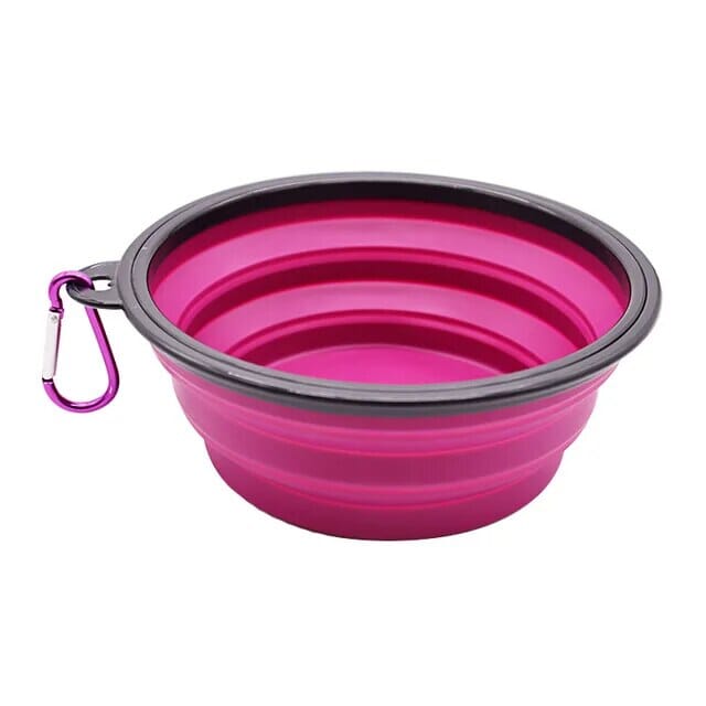 Foldable Pet Bowl bowl USAdrop Purple 10oz (350mL) 