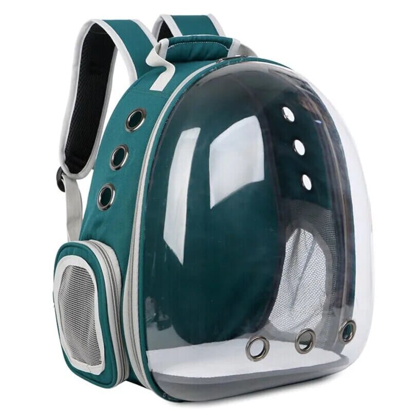 Bubble Travel Backpack Pet Travel Bag Luxe Pet Store Green 