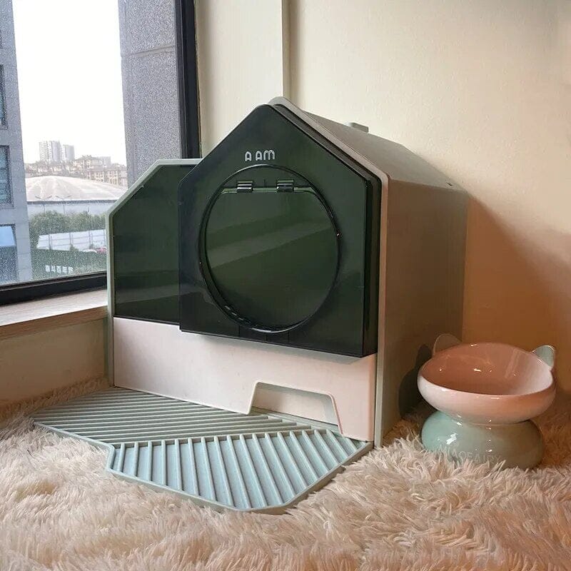 Cat Villa Litter Tray Luxe Pet Store 