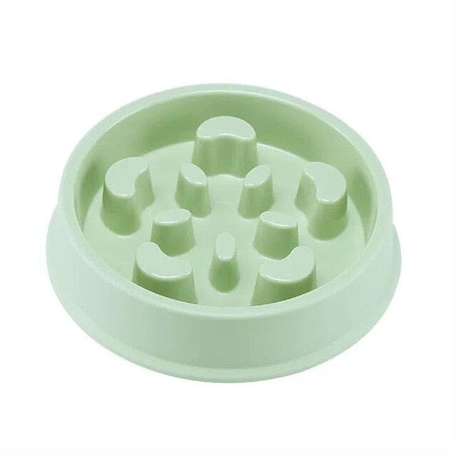 Non-Slip Food Feeder bowl USAdrop Green Round 