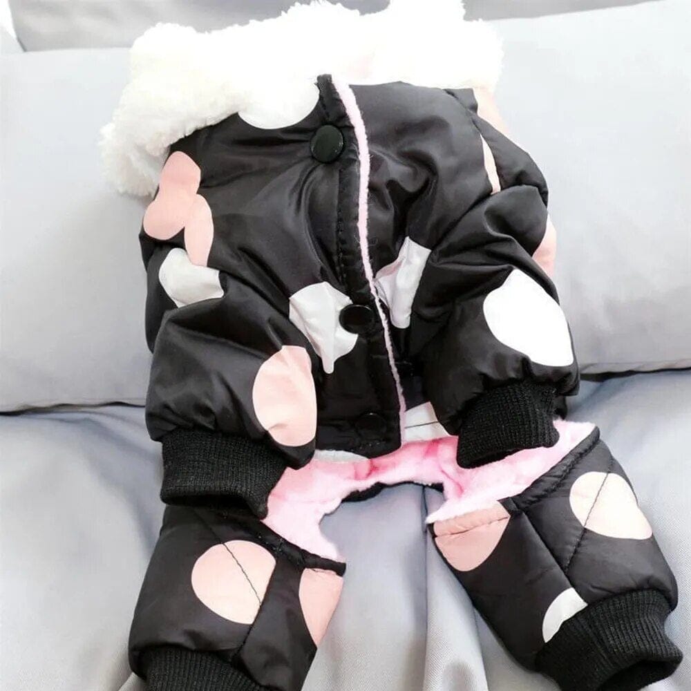 Puppy Polka Dot Hoodie hoodie USAdrop 