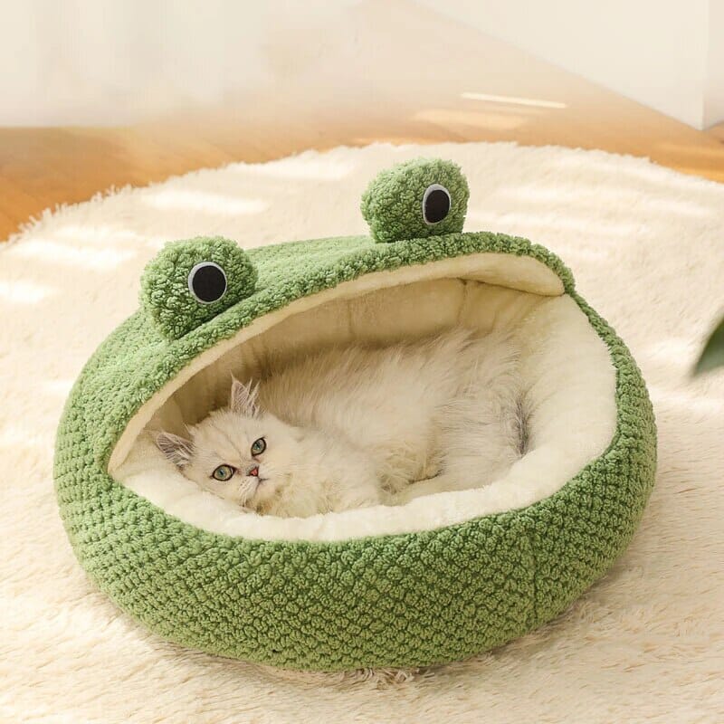 Froggy Cozy Pet Nest Cat Bed USAdrop 1 M 