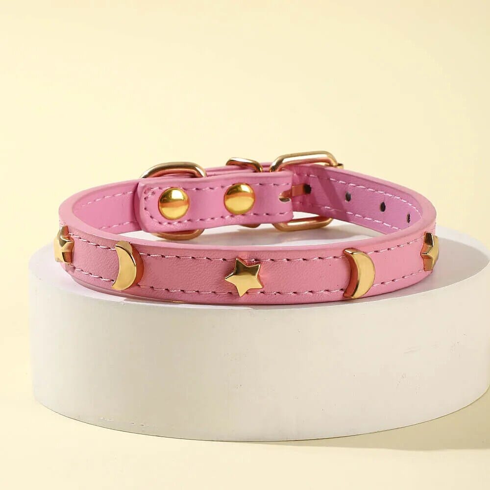 Star Moon Pet Collar Pet Collar USAdrop 